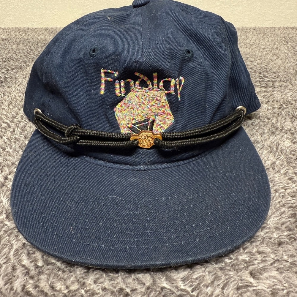 Findlay Hats Baseball Cap Unisex One Size Fits Most Navy Blue Embroidered Rope